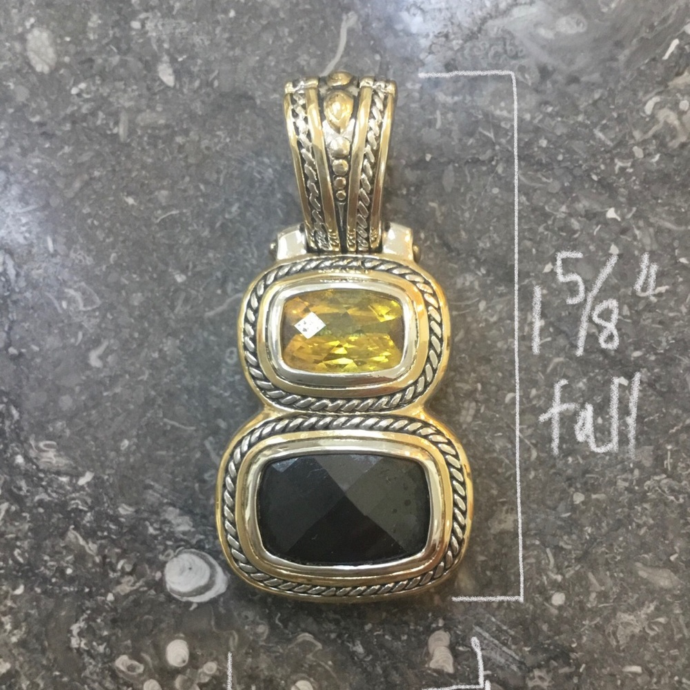 Original John Medeiros Nouveau Double Pendent.